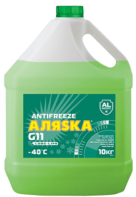 Антифриз Long Life Аляска зеленый 10 кг