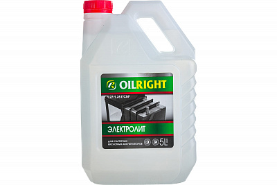 Электролит СЕРНЫЙ 5л OILRIGHT